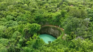 sacred river, cenotes, jungle river y waterfall pool