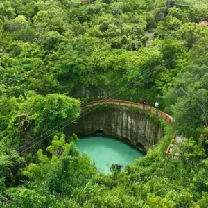 sacred river, cenotes, jungle river y waterfall pool
